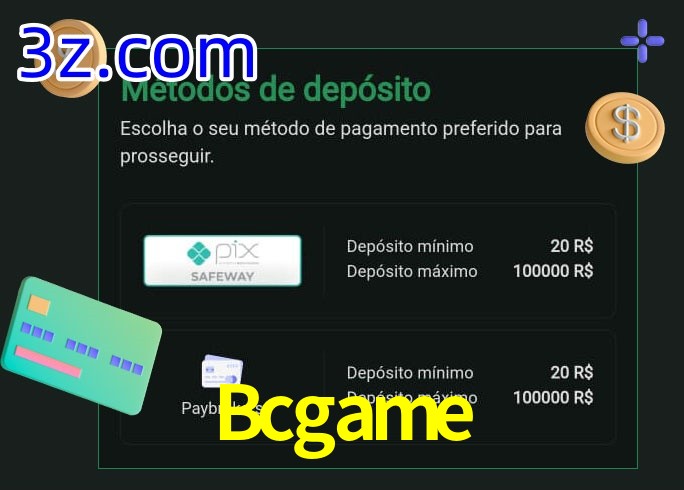 O cassino Bcgame oferece uma grande variedade de métodos de pagamento